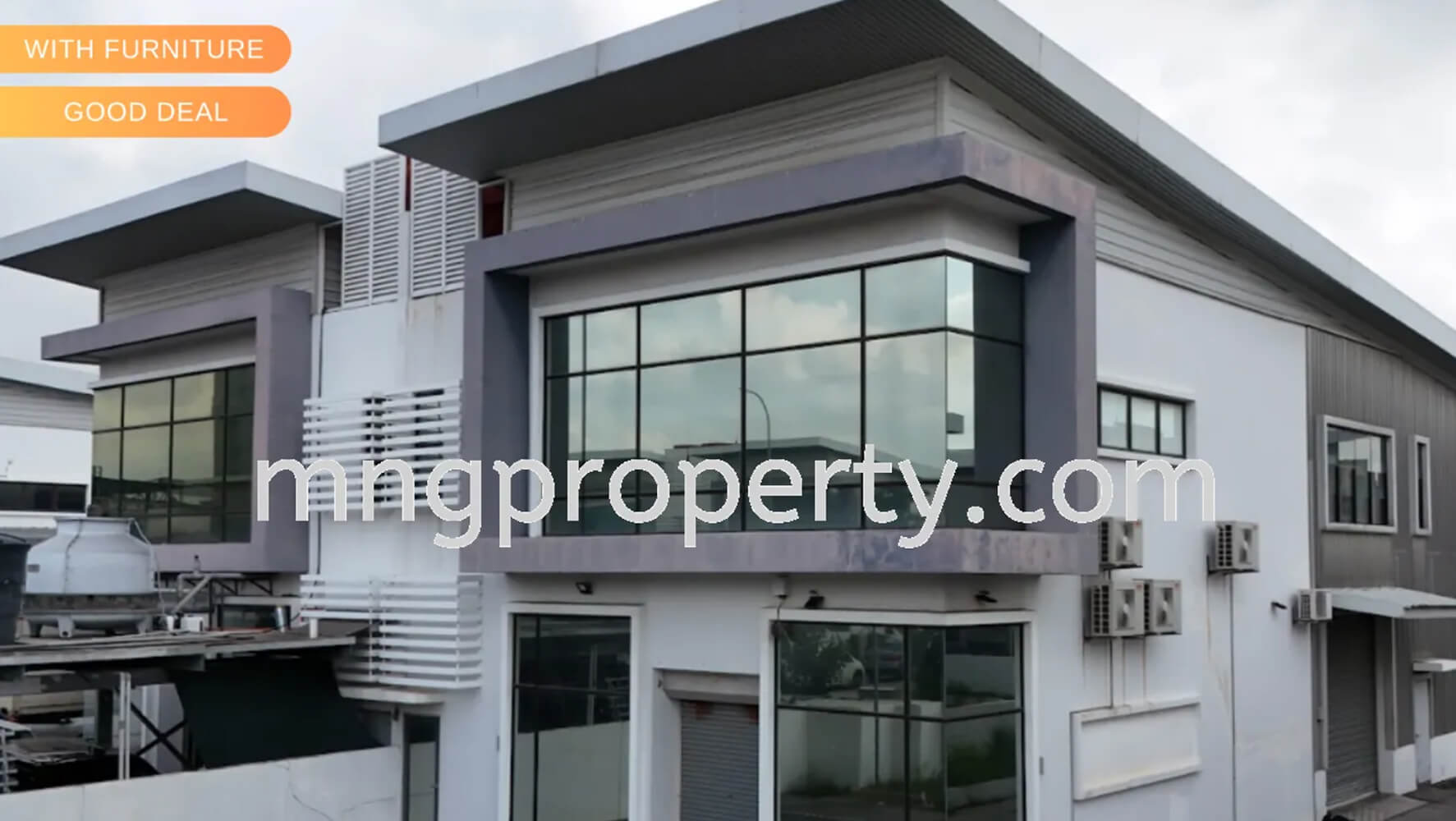 Semi-D Factory for Rent at Bukit Raja, With Furniture